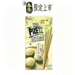 格力高 百力滋合集 豆乳艾草味饼干棒45g