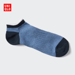 优衣库 短袜男装/袜子482628 479536 482628/64湖蓝色 S /M/25～27 cm