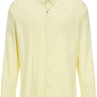 ZARA 男士长袖衬衫 淡黄色 XL