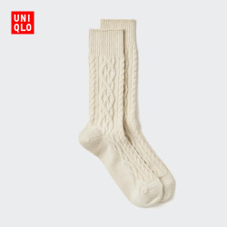 优衣库 HEATTECH袜子男装488148 31 米色 S /M/25～27 cm