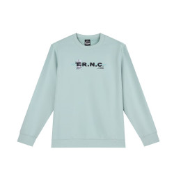 361° 运动卫衣2024春季新款男女同款套头卫衣常规舒适上衣 晨雾绿552434006A-5 M