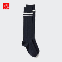 优衣库 HEATTECH高筒袜女装袜子480733 69 藏青色 S /M/23～25 cm