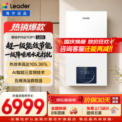 海尔 双变频一级能效冷凝燃气壁挂炉天然气供暖水伺服恒温 地暖暖气片采暖锅炉燃气热水器节能