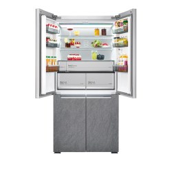博世 新品8系605L活氧净pro平嵌冰箱零度维他保鲜岩雾灰kcg89aa31c