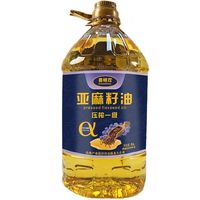 喜恬欢 100%纯亚麻籽油正宗冷榨5L压榨食用油