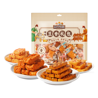 三只松鼠 四味豆香礼包 500g 休闲零食