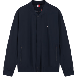 TOMMY HILFIGER 秋冬男装户外教练飞行员棒球领夹克外套 藏青色 M