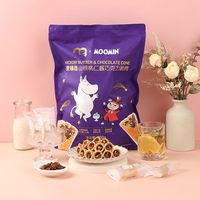 宅家食光:麦臻选 麦德龙商超!xMoomin山核桃仁酱巧克力脆筒 300g