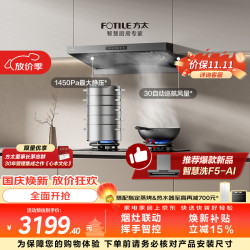 方太 蝶翼环吸欧式油烟机HE2A 30自动巡航风量 烟灶联动 APP智控【推荐智慧洗新品烟机F5-AI