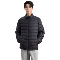 雪中飞 男士立领轻薄羽绒服