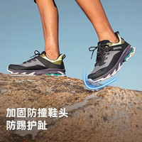 户外徒步：探路者 徒步鞋男防水登山鞋(赠代言人礼盒＋T恤一件)