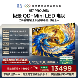 雷鸟 鹤7 Pro 26款 98R79A Pro 液晶电视 98英寸 4K