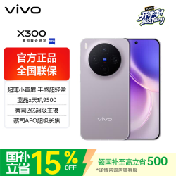vivo X300 5G手机 12GB+256GB 惬意紫