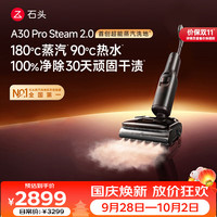 清洁收纳：石头 A30 Pro Steam 2.0 无线洗地机