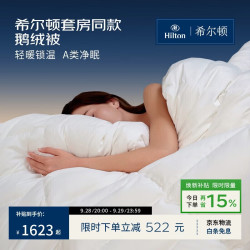 希尔顿家居 90白鹅绒 A类锁温 200