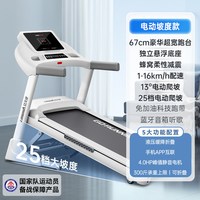 宅家燃脂:立久佳 跑步机家用款小型室内大型可折叠爬坡健身房专用白猛犸Pro