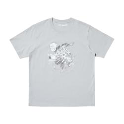 优衣库 蓝色禁区UT印花T恤 灰色 3XL