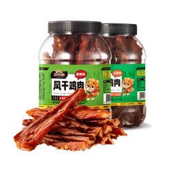 三只松鼠 风干鸡肉条 五香味 250g 休闲零食