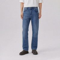 Wrangler 男式牛仔裤百搭时尚春夏款牛仔裤 浅蓝色    32  /30(W32L30)