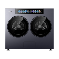 海尔 云溪CP筒 晶釉蓝 4KG洗+2KG烘 迷你双滚筒洗衣机