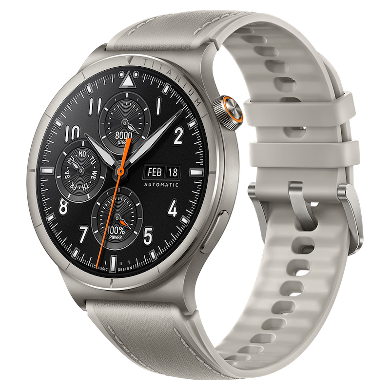 vivo WATCH 6 eSIM版 蓝宝石玻璃 原色钛合金套装 智能手表