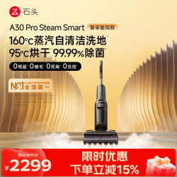 石头 A30ProSteam S 160℃蒸汽洗 WD6Y1A 无线洗地机
