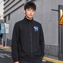彪马 开春外套男装女装运动防晒衣复古拉链宽松休闲外套696334