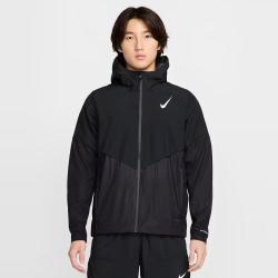 耐克 春秋季 跑步健身训练男子 连帽梭织拉链夹克外套  stormfit