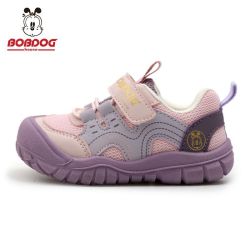 BOBDOG HOUSE 巴布豆家族宝宝鞋子春秋防滑婴儿童鞋小童男童女童软底机能学步鞋