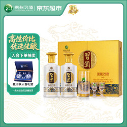 习酒 第四代 金质 53%vol 酱香型白酒 500ml*2瓶 礼盒装