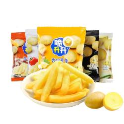 脆升升 香脆薯条500g(20g*25袋)蜂蜜黄油休闲散装零食礼包