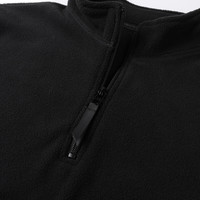 雪中飞 男士半高领摇粒绒卫衣 黑色 XL/180/96A