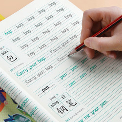 3-6年级衡水体英文练字帖人教版pep英语课本同步硬笔临摹钢笔描红
