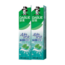 好来 原黑人)  清新双效牙膏 200g*2支
