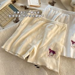 儿童安全裤二合一纯棉女童内裤a类夏季防走光打底裤小女孩三分裤