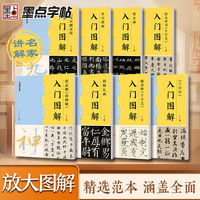 毛笔字帖初学教程单字放大解析颜真卿曹全碑王羲之