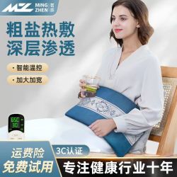 茗振 电加热海盐粗盐艾草热敷包 按摩器