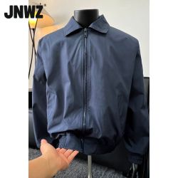 JNWZ 藏青色cleanfit短款夹克外套男款秋季新款高级感痞帅飞行员