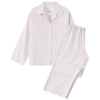 MUJI/無印良品 莱赛尔棉 女式长袖 睡衣套装