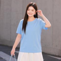 慕姗诗怡 大码女装2026新款夏装胖妹妹休闲T恤