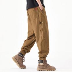 Dickies 春秋款抽绳工装束脚裤男潮牌拼接阔腿休闲裤子男
