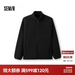 森马 夹克男冬季抗静电摇粒绒外套26新款情侣休闲立领上衣
