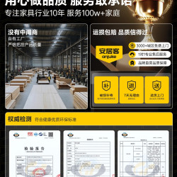 安居客 全身镜落地镜家用卧室可移动旋转穿衣镜衣帽架一体挂衣镜子