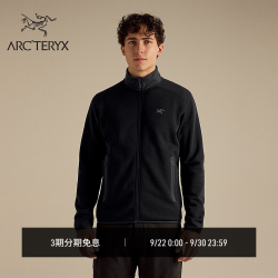 始祖鸟 KYANITE JACKET 男子 抓绒衫 Black/黑色 L