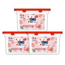 奥妙 洗衣凝珠持久留香酵素高浓缩白桃香50颗*3 共150粒 折合0.25一粒