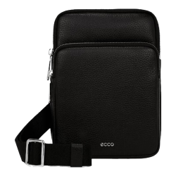ecco 9107773 多层收纳 黑色 均码 男士斜挎包