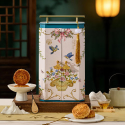 稻香村 月饼礼盒中秋礼品团购福利高端四层宫廷风稻香凝香1180g