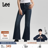 Lee 修身大喇叭牛仔裤 深蓝色 27码
