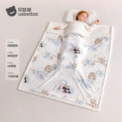 贝肽斯 婴儿双面绒盖毯宝宝专用小毯子a类母婴新生儿毛毯儿童被子