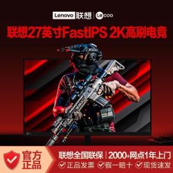 联想 新款27英寸2K210Hz硬件低蓝光FastIPS屏10bit电竞显示器N27Q5